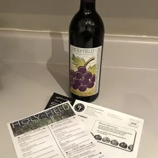 12/18/2021 - Holy-Field vineyard &amp; winery Chambourcin table wine