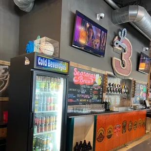a beverage bar