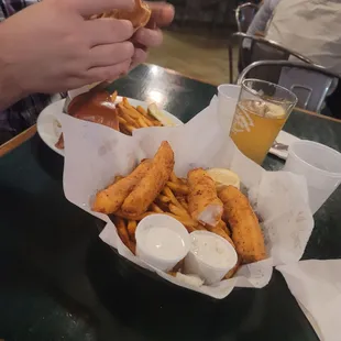 food, seafood, fish and chips, fish