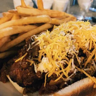 Chili Cheese Dog. Deeeeelish!