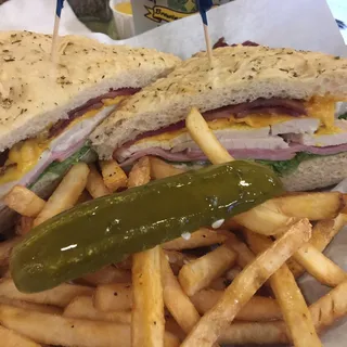 "turkey Boy" Club Sandwich