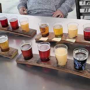 Beer flights!