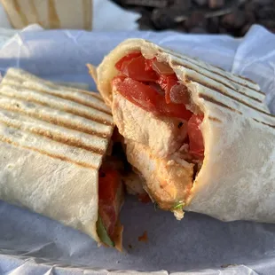 Chipotle Chicken Panini Sandwich
