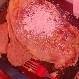 Monte cristo crepe with sausage