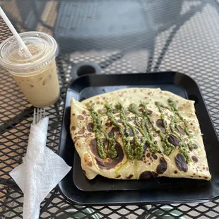 Chicken Pesto Crepe