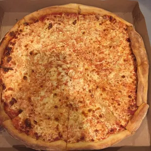 Large pie with extra fresh garlic