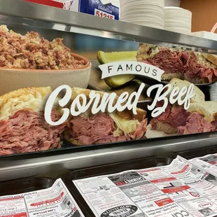 a corned beef sandwich