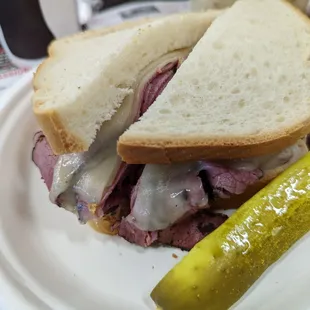 Warmed pastrami