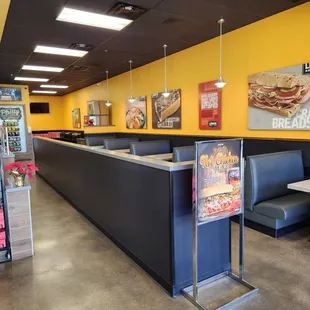 Decent sized dining room.