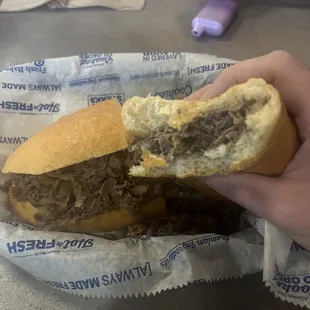 #9 Bacon Cheesesteak