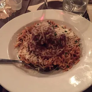 Spaghetti and Meatballs