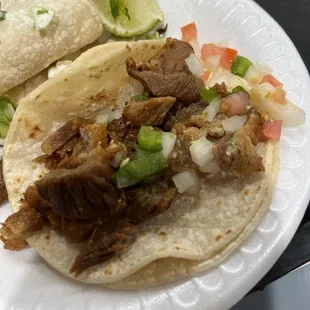 Chicharon taco
