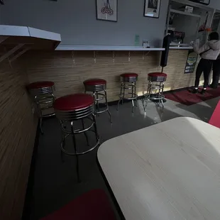 a man standing at the counter