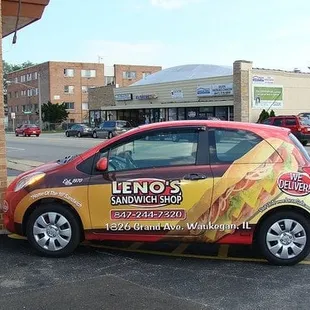 a car parked on the side of the road