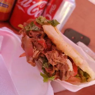Mechada Arepa