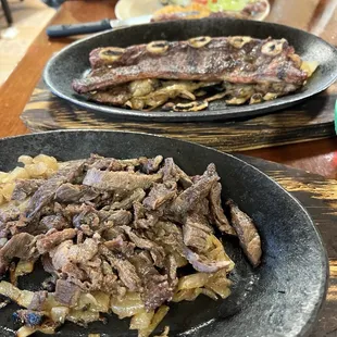 Costillas &amp; beef fajita