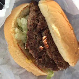 An excellent hamburger!!!