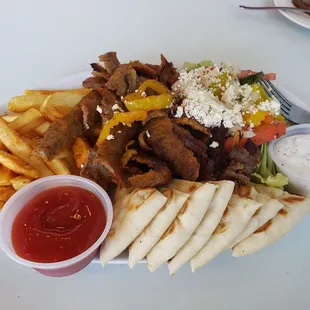 Gyro platter