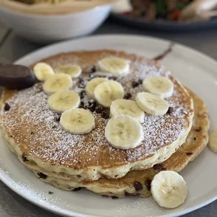 Chocolate chip pancakes