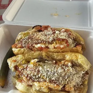 Magnificent Sonoran hot dogs at Leo Hot Dogs near Downtown Chandler!