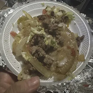Carne asada / Steak taco