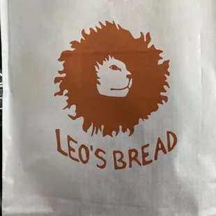 Leo&apos;s Bread logo - I kinda love it