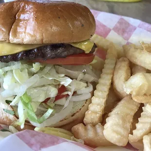 1/3 lb Big Burger with fries and drink ($8.25)