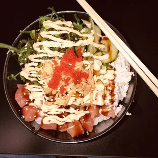 Hula Poke Bowl! Yeeeummm!