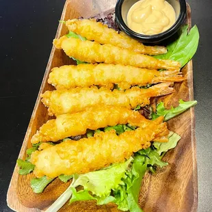 Shrimp tempura appetizer