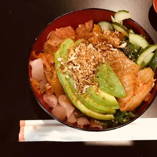 Leo&apos;s Special Poke Bowl.