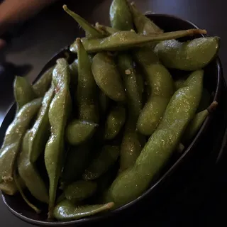 Spicy Garlic Edamame