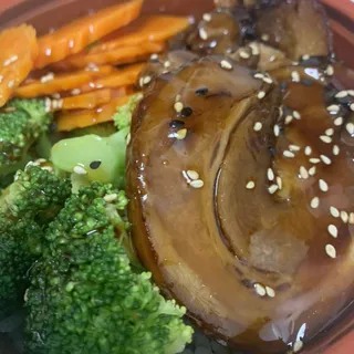 Pork belly teriyaki bowl