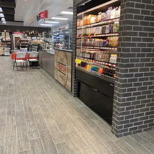 the inside of a grocery store