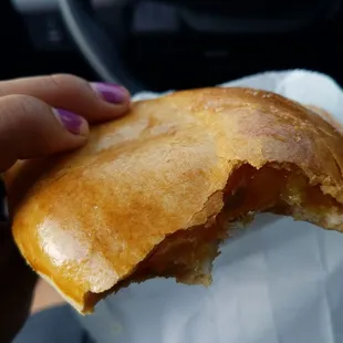 Pineapple empanada. Yummy