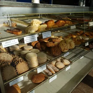 a variety of baked goods
