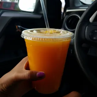 Delicious freshly squeezed Orange Juice.