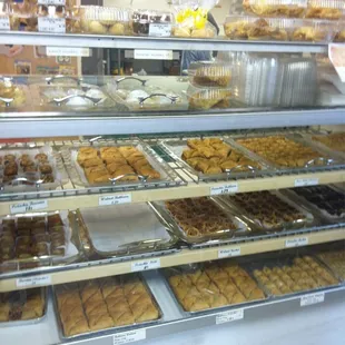 A huge variety of middle eastern bakeries