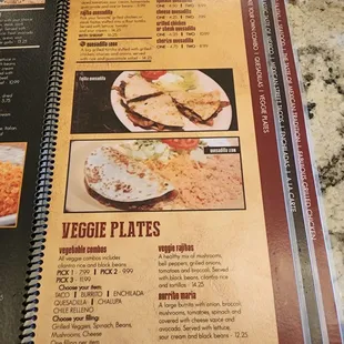 Veggie options
