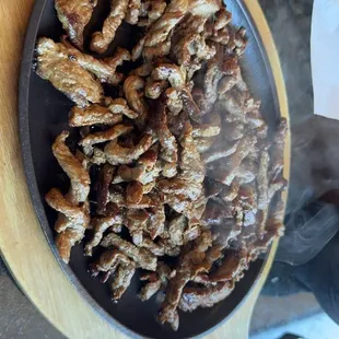 Steak fajitas no vegetables