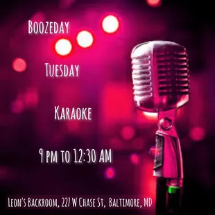 8-1-23 Singers will be entered in a $25 bar tab giveaway. Happy hour 4 PM to 9 PM starting at $6 for 2-4-1 rail drinks &amp; most domestic beers