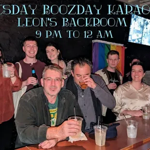 2-13-24 Our weekly Tuesday Boozday Karaoke. Win prizes and free shots!