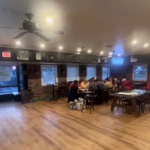 Can seat large parties!