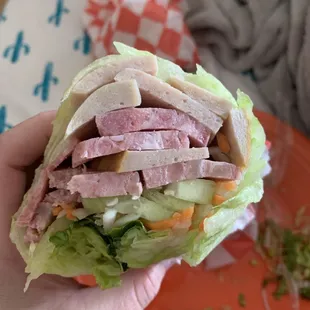 Bánh Mì Đặc Biệt  Jambon, Vietnamese ham, fried Vietnamese ham and pate