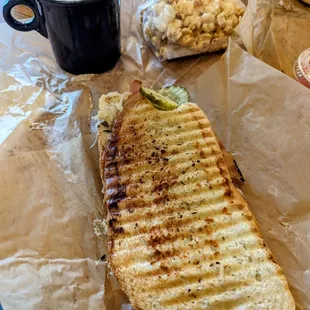 ham and Swiss panini