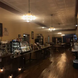 A scone and a latte totaled out to be around $6. Super fond of the environment and prices, but they do lack a wider variety of food items.