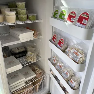 Pasta, ravioli, sauces, focaccia