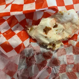 G.F.B. Sandwich cheese with red dye