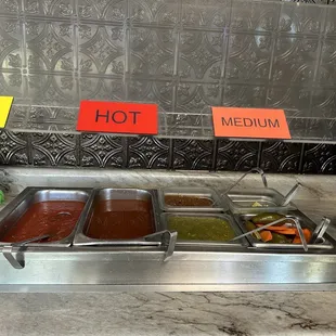 Salsa bar