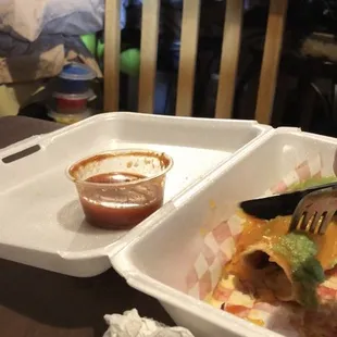 Plastic knife did nothing to this thing.