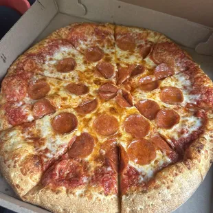 Pepperoni pizza